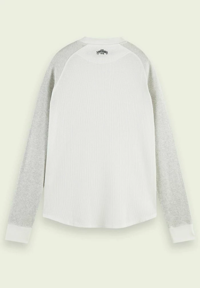 Scotch & Soda WAFFLE - T-shirt à Manches Longues - Grey 6 Scotch & Soda WAFFLE - T-shirt à Manches Longues - Grey – Image 6