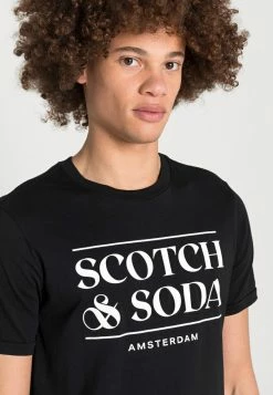 Scotch & Soda SHORT SLEEVE LOGO TEE - T-shirt Imprimé - Black 9 Scotch & Soda SHORT SLEEVE LOGO TEE - T-shirt Imprimé - Black -Scotch & Soda Soldes 37bbcb123ae44226848228dbc8be79ed