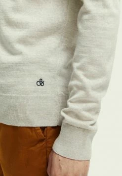 Scotch & Soda CREWNECK - Sweatshirt - Grey Melange -Scotch & Soda Soldes 385bd9461e2f4f729be2dfc1d993611f