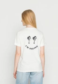 Scotch & Soda T-shirt Imprimé - Off White -Scotch & Soda Soldes 385f6d24cd9341468439b3b4b205eb25