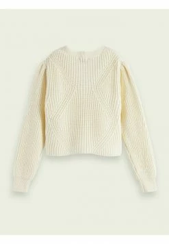 Scotch & Soda KNITTED - Gilet - Off White -Scotch & Soda Soldes 3872d3dd578a400a924032ef8a4fea9b