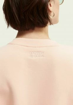 Scotch & Soda LOOSE-FIT GRAPHIC - Sweatshirt - Cadillac Pink -Scotch & Soda Soldes 38916b41cdc74d5881710fa5d4654420