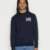 Scotch & Soda LOGO ARTWORK FELPA - Sweatshirt - Dark Blue