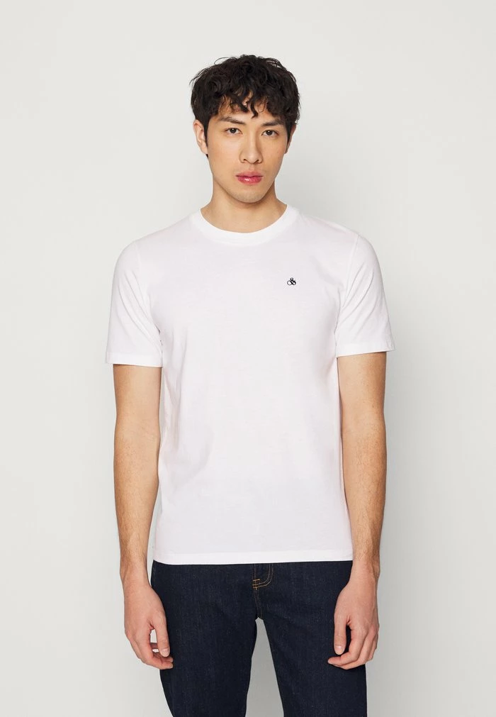 Scotch & Soda CREWNECK - T-shirt Basique - White 3 Scotch & Soda CREWNECK - T-shirt Basique - White – Image 3