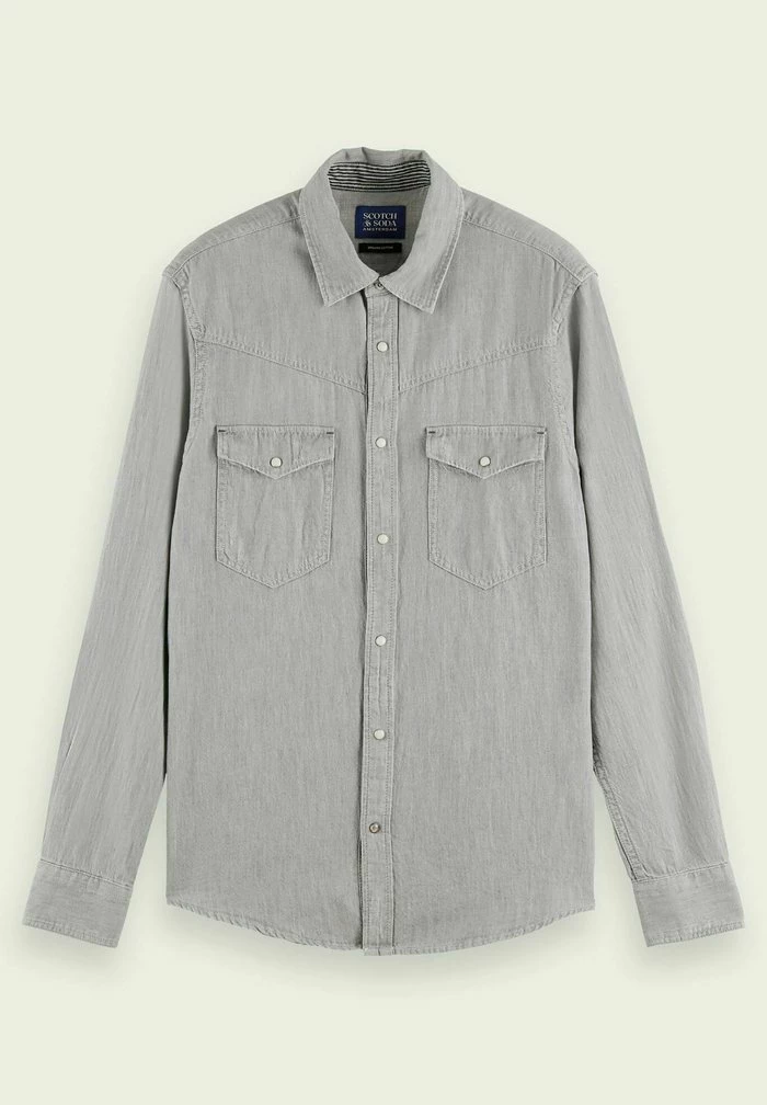 Scotch & Soda REGULAR - Chemise - Grey 6 Scotch & Soda REGULAR - Chemise - Grey – Image 6