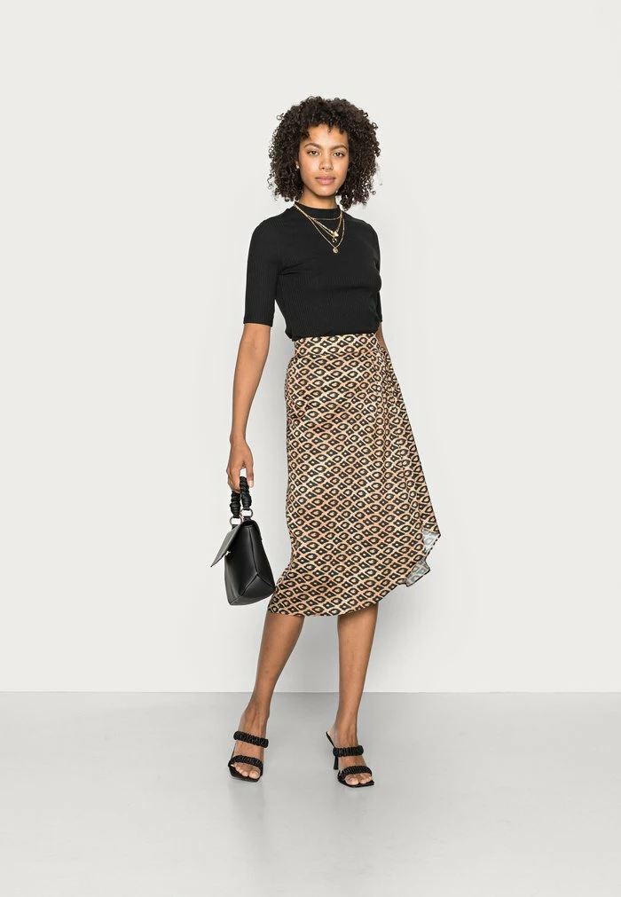 Scotch & Soda MIDI WRAP SKIRT - Jupe Trapèze - Combo 2 Scotch & Soda MIDI WRAP SKIRT - Jupe Trapèze - Combo – Image 2