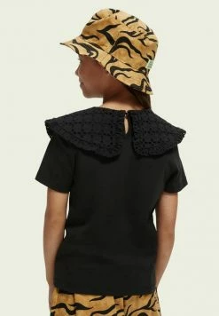 Scotch & Soda COLLAR - T-shirt Imprimé - Black -Scotch & Soda Soldes 3aa7b0704d4b46998edc56f1f5bb31d5 1