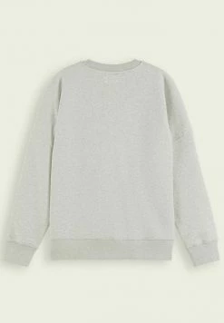 Scotch & Soda LOOSE-FIT GRAPHIC - Sweatshirt - Grey Melange -Scotch & Soda Soldes 3ae730afbac949799d0ebb5ffc1f967a