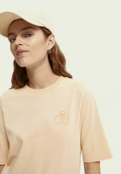 Scotch & Soda RELAXE FIT - T-shirt Imprimé - Peach -Scotch & Soda Soldes 3b0be660f6cc4ae3bf0368be57f20f93