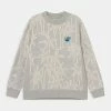 Scotch & Soda REGULAR FIT PALM INTARSIA - Sweatshirt - Light Grey