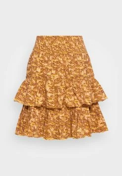 Scotch & Soda SMOCKED HIGH-RISE - Jupe Plissée - Combo -Scotch & Soda Soldes 3b51588e411241aea9087557ccef57b6