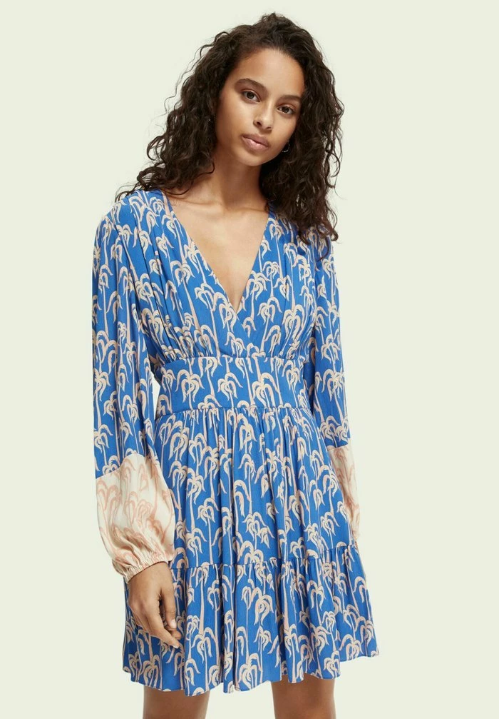 Scotch & Soda Robe De Jour - Blue 1 Scotch & Soda Robe De Jour - Blue