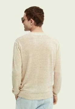 Scotch & Soda Pullover - White Sand Melange -Scotch & Soda Soldes 3c12c05d41a04029acbfd3116066086b