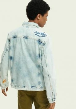 Scotch & Soda HAWAIIAN FL - Veste En Jean - Hawaiian Flow -Scotch & Soda Soldes 3d874861ed424d6a9507c35c27b5f0e7