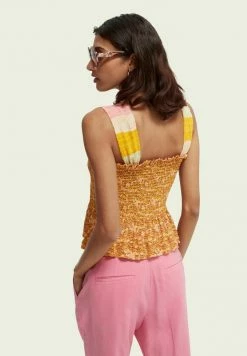 Scotch & Soda SMOCKED SEERSUCKER - Débardeur - Combo M 8 Scotch & Soda SMOCKED SEERSUCKER - Débardeur - Combo M -Scotch & Soda Soldes 3d95c1818055441c9c27eab688c7cc95