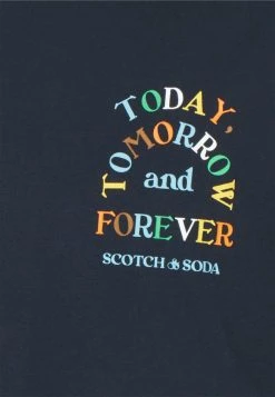 Scotch & Soda REGULAR FIT ARTWORK - T-shirt Imprimé - Dark Blue -Scotch & Soda Soldes 3e138addba5744c2ab548658a78f71cc