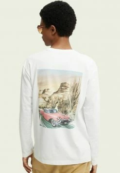 Scotch & Soda GRAPHIC - T-shirt à Manches Longues - Denim White 8 Scotch & Soda GRAPHIC - T-shirt à Manches Longues - Denim White -Scotch & Soda Soldes 3e5f2fc202834e519486932f989c8650