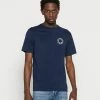 Scotch & Soda SHORT SLEEVE LOGO TEE - T-shirt Basique - Navy