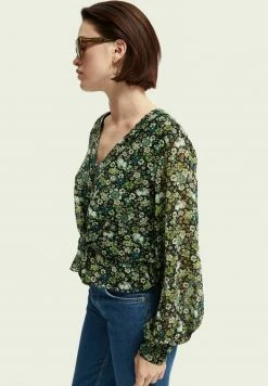 Scotch & Soda SHEER - Blouse - Combo I -Scotch & Soda Soldes 3f1a6cd896cc4b2bb0dfef00f3335c51