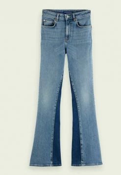 Scotch & Soda THE CHARM PEACE - Jean Flare - Peace Of Blauw -Scotch & Soda Soldes 3f90ec2a3bb34afe97360acf10e23ac1