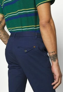 Scotch & Soda STUART CLASSIC - Chino - Marine -Scotch & Soda Soldes 4058af3d91864210b549280975b9a523