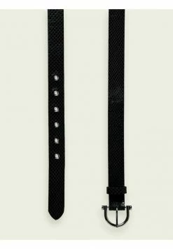 Scotch & Soda SIGNATURE - Ceinture - Black -Scotch & Soda Soldes 405e71000fbe4b09b441beea7d4dd1c0