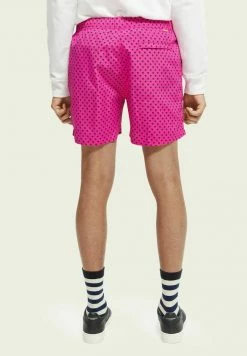 Scotch & Soda Short De Bain - Pink -Scotch & Soda Soldes 4080308d1c6b46f6b2298f33f97fc012