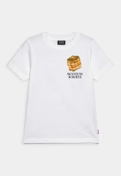 Scotch & Soda REGULAR FIT ARTWORK - T-shirt Imprimé - White