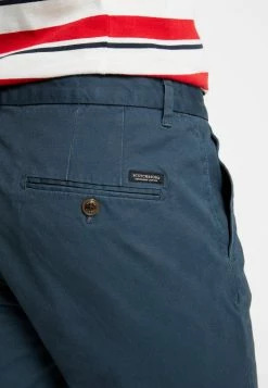 Scotch & Soda STUART CLASSIC SLIM FIT - Chino - Petrol -Scotch & Soda Soldes 417b37f5114f47dc8f5f8affab707385