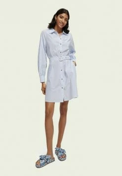 Scotch & Soda Robe Chemise - Blue