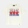 Scotch & Soda BOXY-FIT ARTWORK - T-shirt Imprimé - White