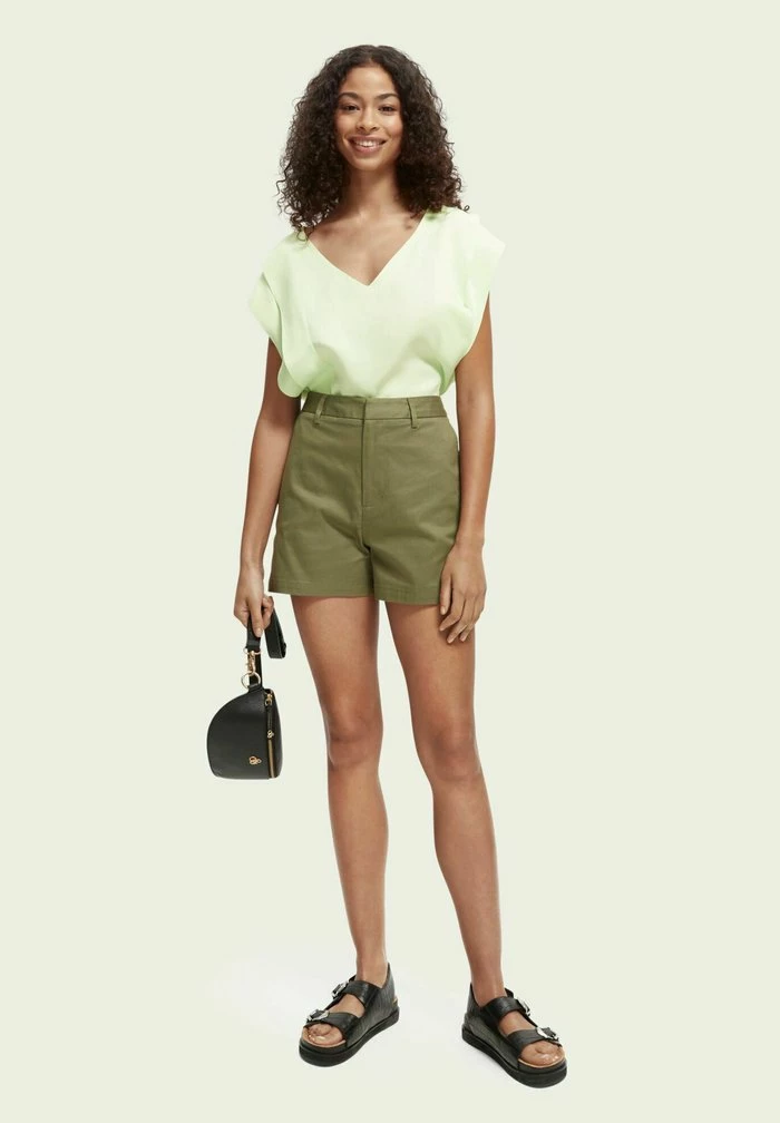 Scotch & Soda T-shirt Basique - Lime 2 Scotch & Soda T-shirt Basique - Lime – Image 2