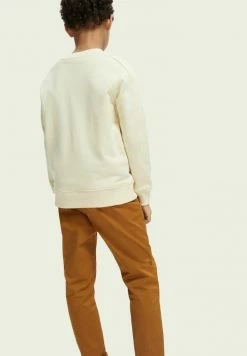 Scotch & Soda Sweatshirt - Ecru -Scotch & Soda Soldes 43b14bc6c5794cbfac8dcb89b60cc28f