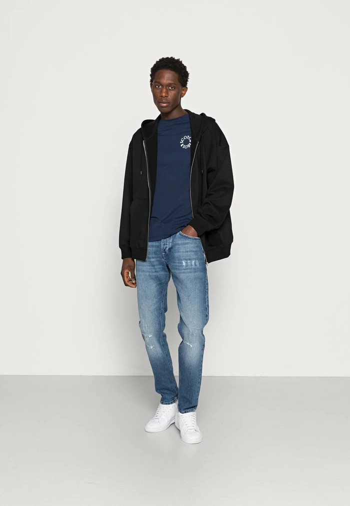 Scotch & Soda SHORT SLEEVE LOGO TEE - T-shirt Basique - Navy 2 Scotch & Soda SHORT SLEEVE LOGO TEE - T-shirt Basique - Navy – Image 2