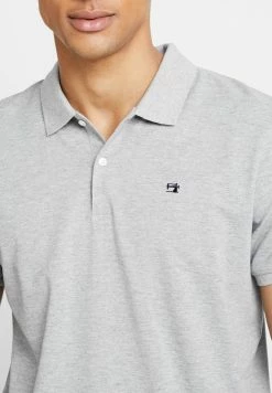 Scotch & Soda CLASSIC CLEAN - Polo - Grey Melange -Scotch & Soda Soldes 451524db22b74824bc125768679196d9