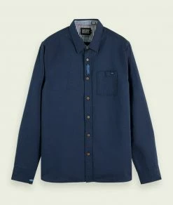 Scotch & Soda TONED - Chemise - Navy 9 Scotch & Soda TONED - Chemise - Navy -Scotch & Soda Soldes 45a88607f8044affb88d666d1d9ce2c5