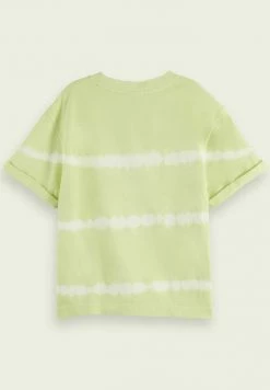 Scotch & Soda LOOSE FIT - T-shirt Imprimé - Lime -Scotch & Soda Soldes 45eee89b6c524c4dac8fc1150ebf2527