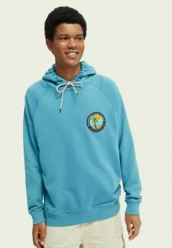 Scotch & Soda RELAXED FIT - Sweat à Capuche - Pool