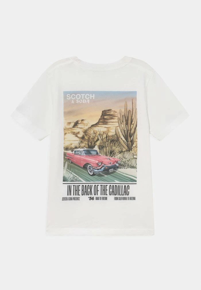 Scotch & Soda RELAXED FIT ARTWORK - T-shirt Imprimé - Denim White 2 Scotch & Soda RELAXED FIT ARTWORK - T-shirt Imprimé - Denim White – Image 2