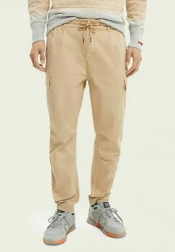 Scotch & Soda TAPERED-FIT - Pantalon Cargo - Sand