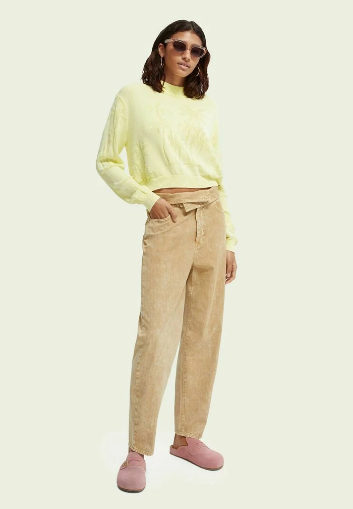 Scotch & Soda HIGH RISE BALLOON - Pantalon Classique - Desert 1 Scotch & Soda HIGH RISE BALLOON - Pantalon Classique - Desert