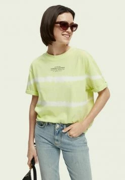 Scotch & Soda LOOSE FIT - T-shirt Imprimé - Lime