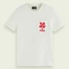 Scotch & Soda T-shirt Imprimé - White
