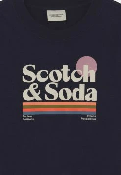 Scotch & Soda LONG-SLEEVED ARTWORK - T-shirt à Manches Longues - Night -Scotch & Soda Soldes 495c08632b7443018b0c01d3a71880e3