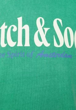 Scotch & Soda REGULAR FIT - T-shirt Imprimé - Highlight Green -Scotch & Soda Soldes 49b6790684154546b575ded79d97b38c