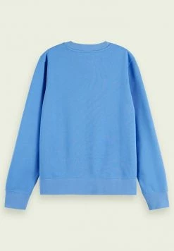 Scotch & Soda GRAPHIC - Sweatshirt - Quilt Blue -Scotch & Soda Soldes 49b8940163b84da4bff5fc89c1a31934
