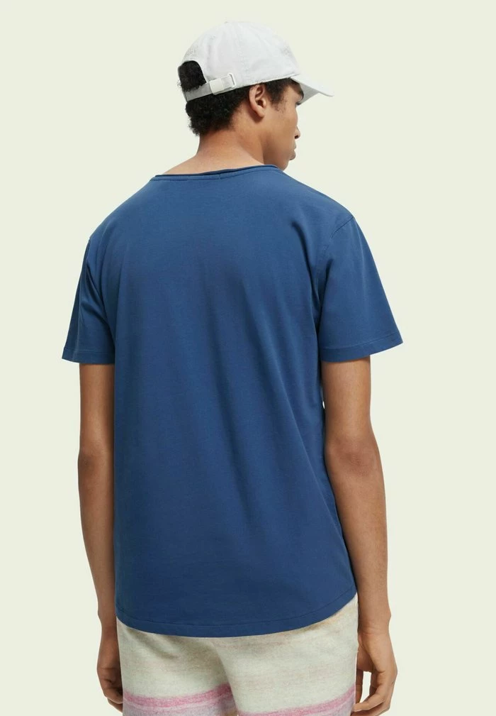Scotch & Soda T-shirt Basique - Blue 3 Scotch & Soda T-shirt Basique - Blue – Image 3