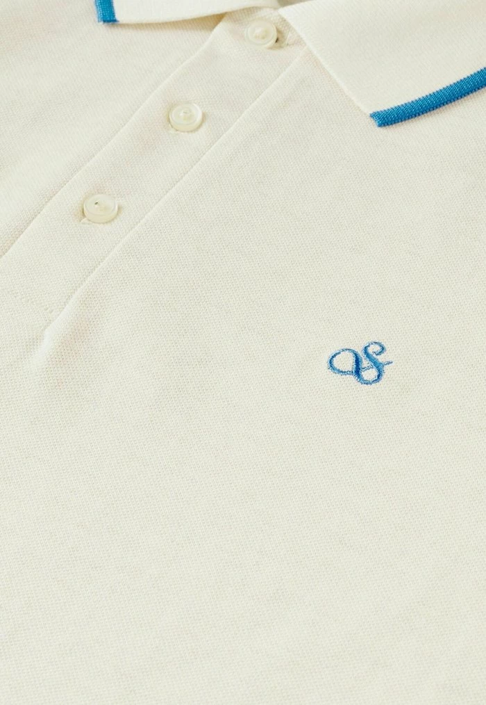 Scotch & Soda Polo - Ecru Melange 6 Scotch & Soda Polo - Ecru Melange – Image 6