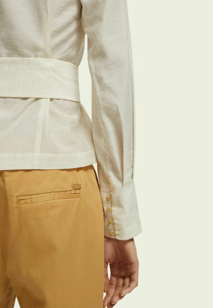 Scotch & Soda Blouse - Sand Melange 5 Scotch & Soda Blouse - Sand Melange – Image 5