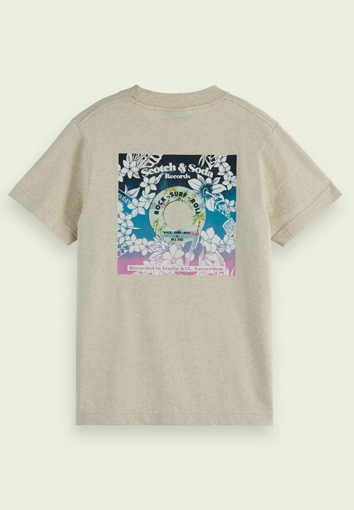 Scotch & Soda RELAXED FIT - T-shirt Imprimé - Ecru Melange 2 Scotch & Soda RELAXED FIT - T-shirt Imprimé - Ecru Melange – Image 2